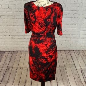 Red/Black Connected Apparel Dress
